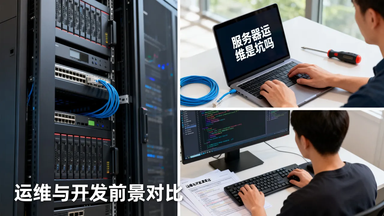 服务器运维是坑吗,运维和开发哪个有前途?