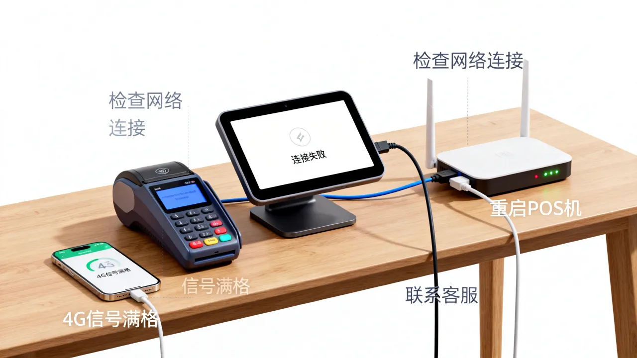 POS机为什么连接不到服务器，POS机连接不上服务器怎么办？