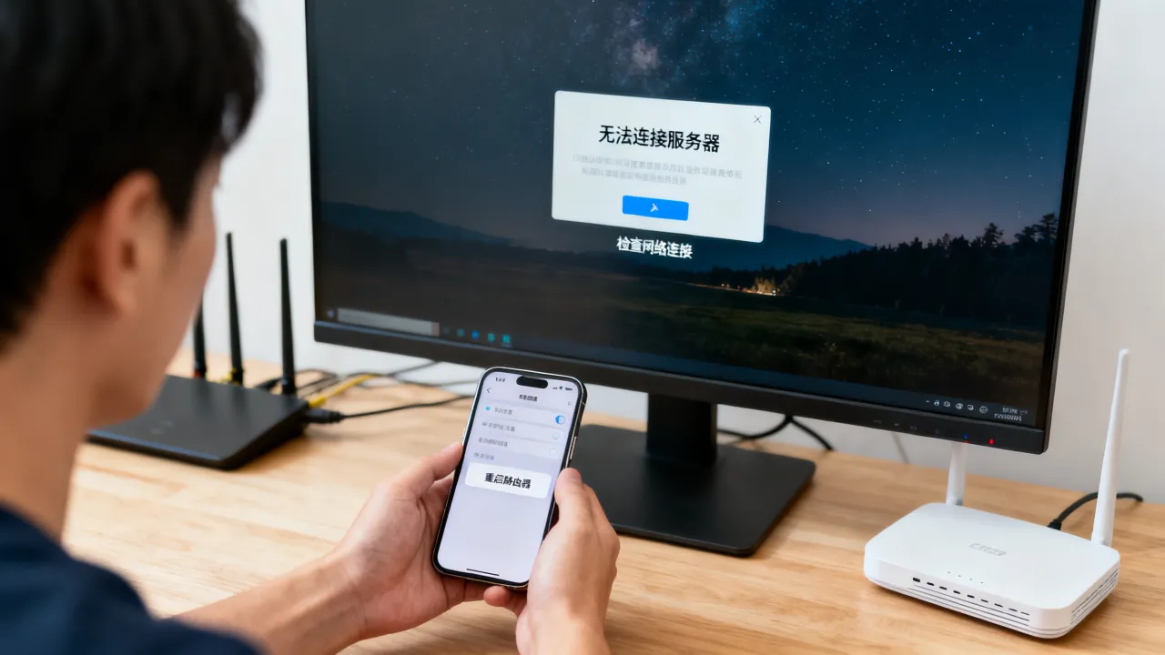 为什么id登陆无法连接服务器失败怎么办，解决步骤详解？