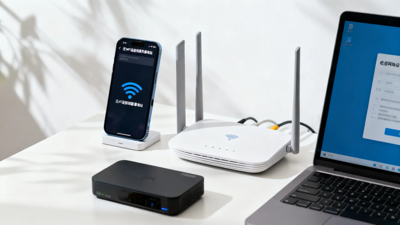 为什么在没有wifi连接到服务器地址，怎么解决？