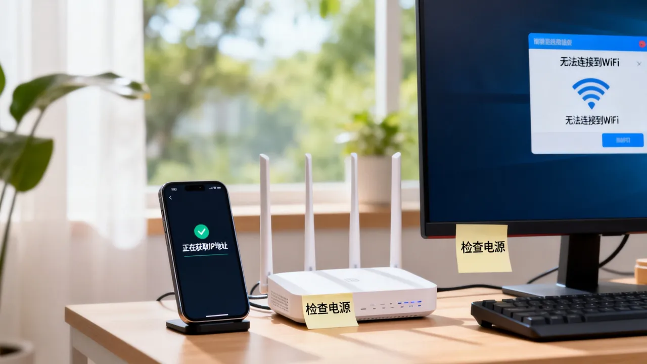 为什么连接不上wifi服务器，wifi连不上怎么解决？