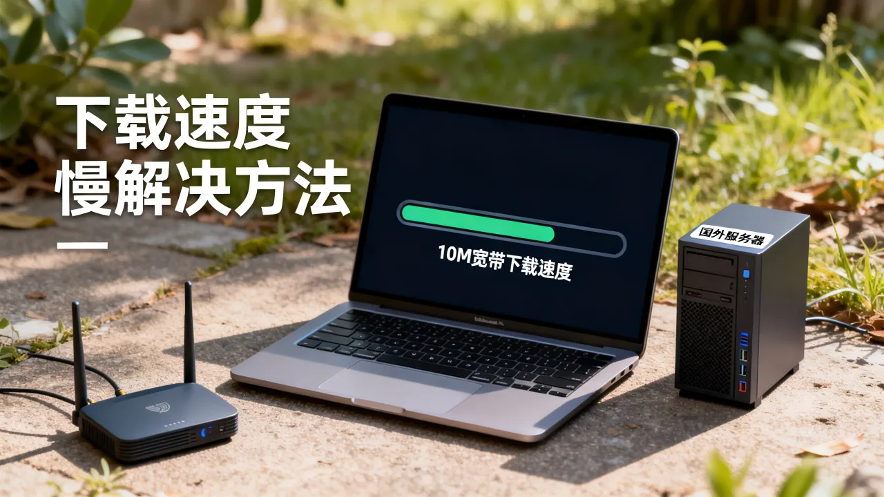 国外服务器10m宽带下载速度是多少?,下载速度慢怎么解决 国外服务器10m宽带下载速度是多少?,下载速度慢怎么解决
