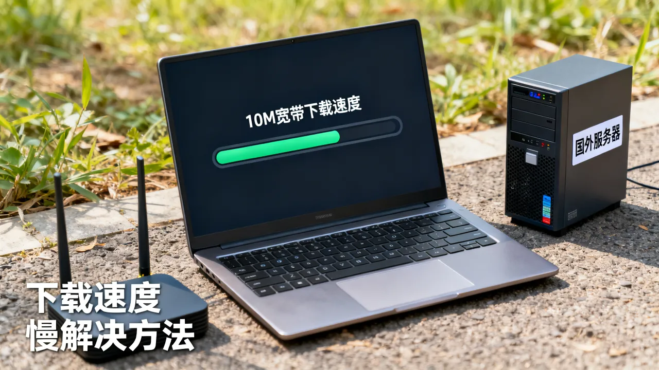 国外服务器10m宽带下载速度是多少?,下载速度慢怎么解决 国外服务器10m宽带下载速度是多少?,下载速度慢怎么解决