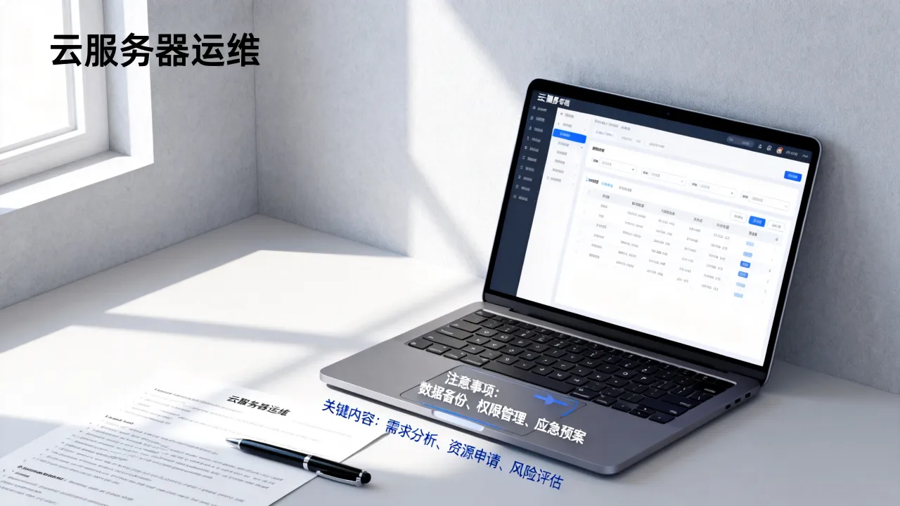 云服务器运维请示书怎么写，关键内容和注意事项有哪些
