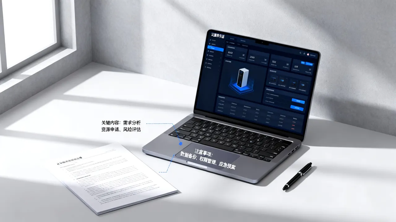 云服务器运维请示书怎么写，关键内容和注意事项有哪些