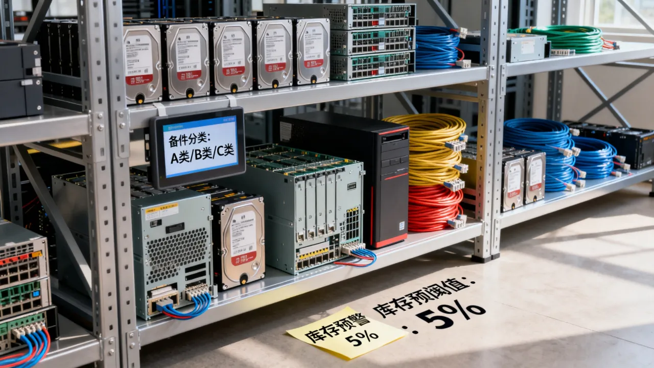 服务器维保备件库怎么建？，备件库存量如何确定