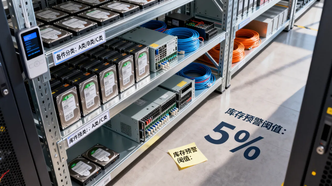 服务器维保备件库怎么建？，备件库存量如何确定