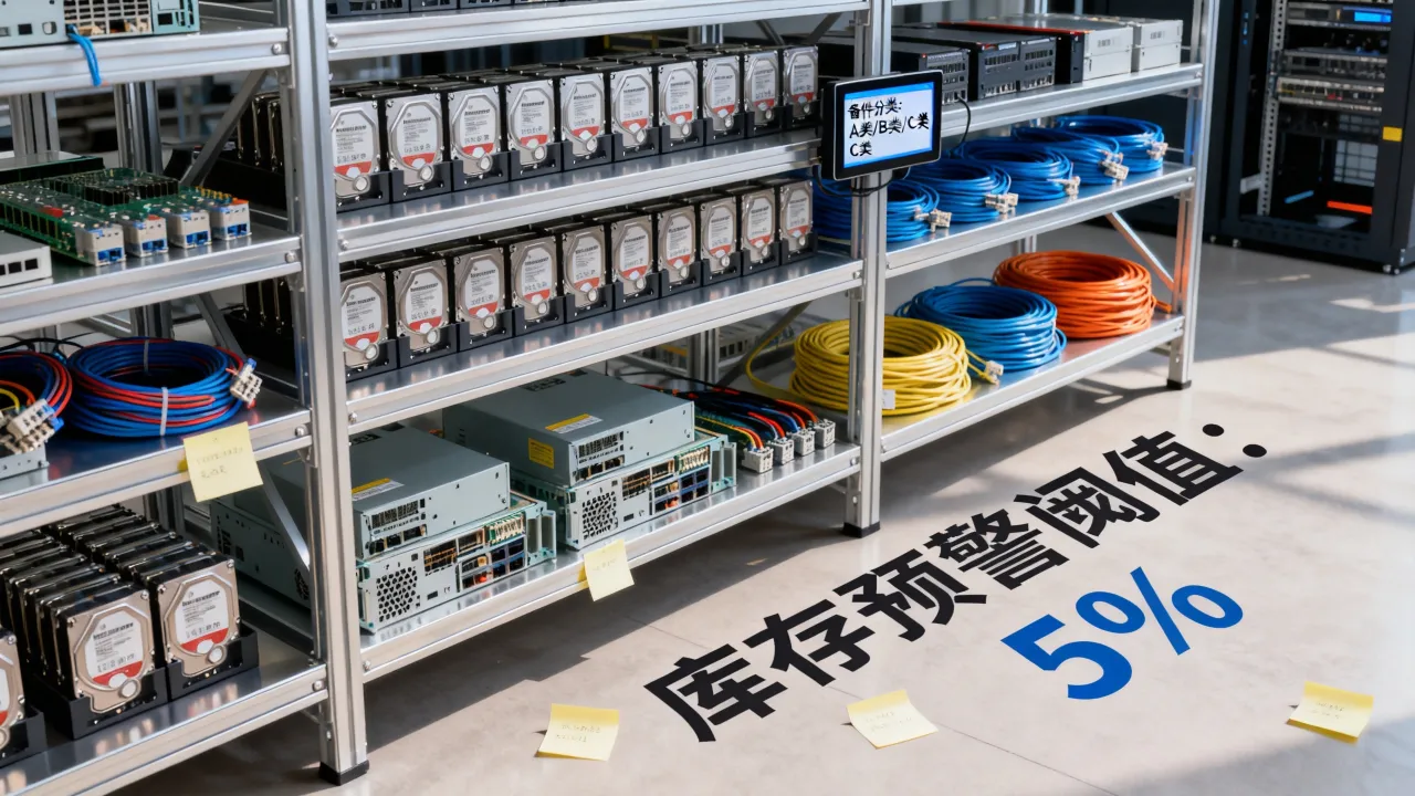 服务器维保备件库怎么建？，备件库存量如何确定