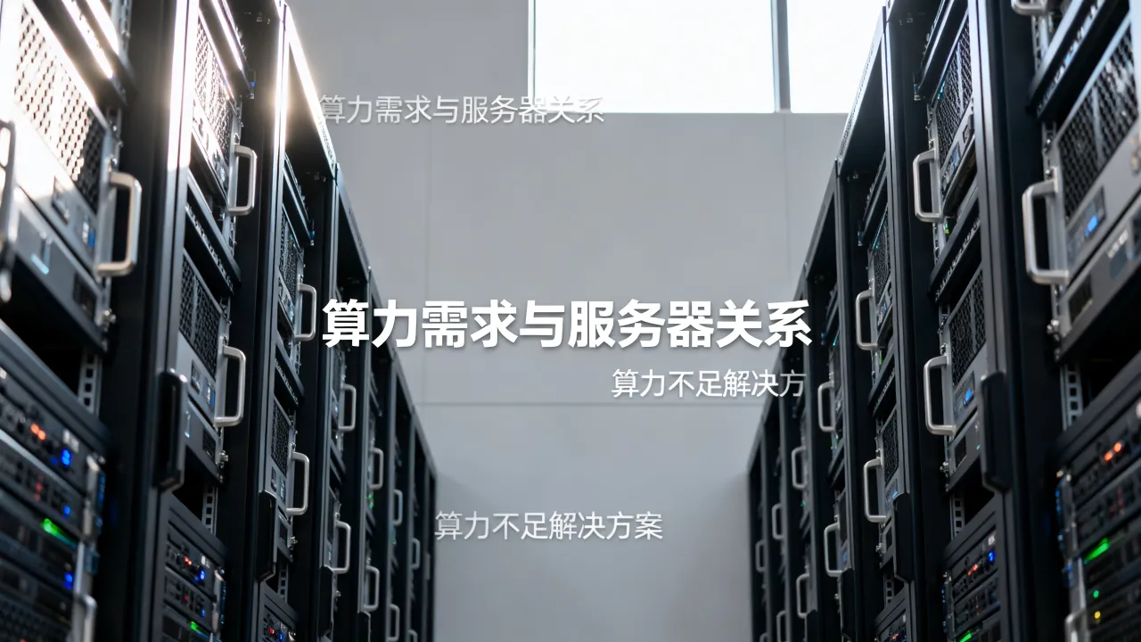 算力为什么需要服务器，算力不够用怎么办？