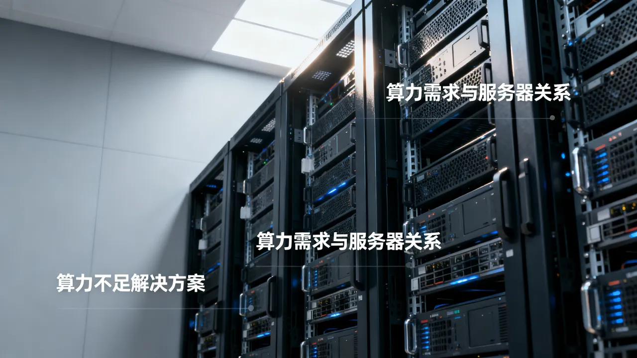 算力为什么需要服务器，算力不够用怎么办？