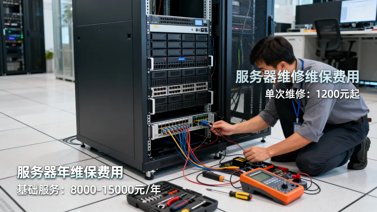 服务器维修维保多少钱？服务器维保一年费用大概多少？