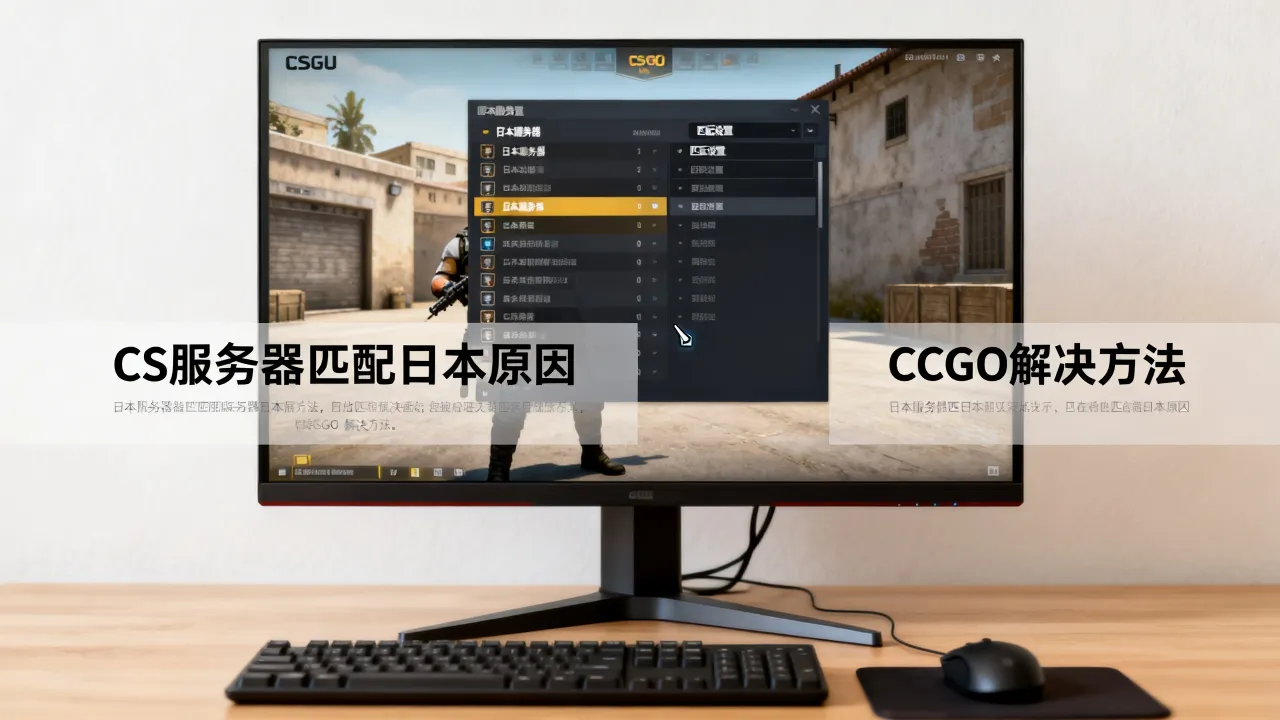 cs服务器为什么老是匹配到日本，CSGO匹配日本服务器怎么解决？