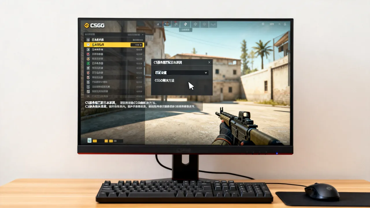 cs服务器为什么老是匹配到日本，CSGO匹配日本服务器怎么解决？