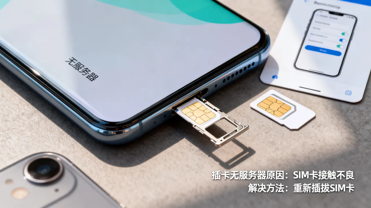 为什么插卡没服务器？插卡没服务器是什么原因怎么解决？