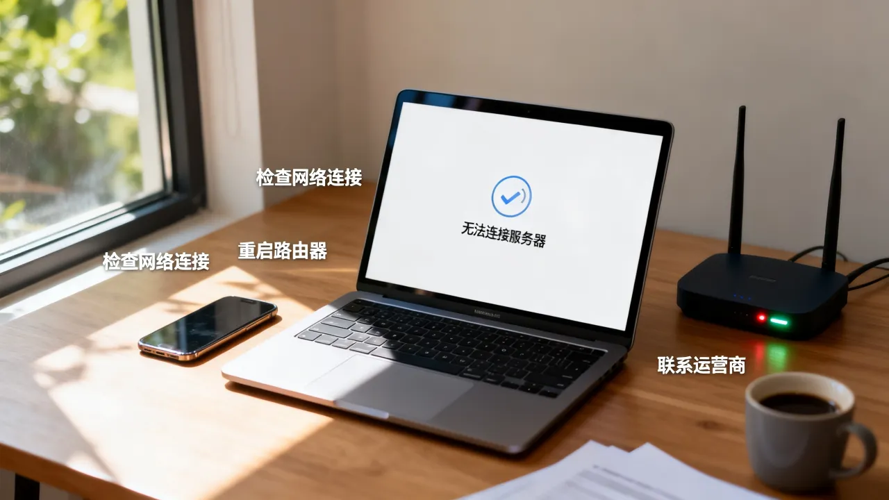 为什么联系不上服务器?服务器无法连接怎么办?