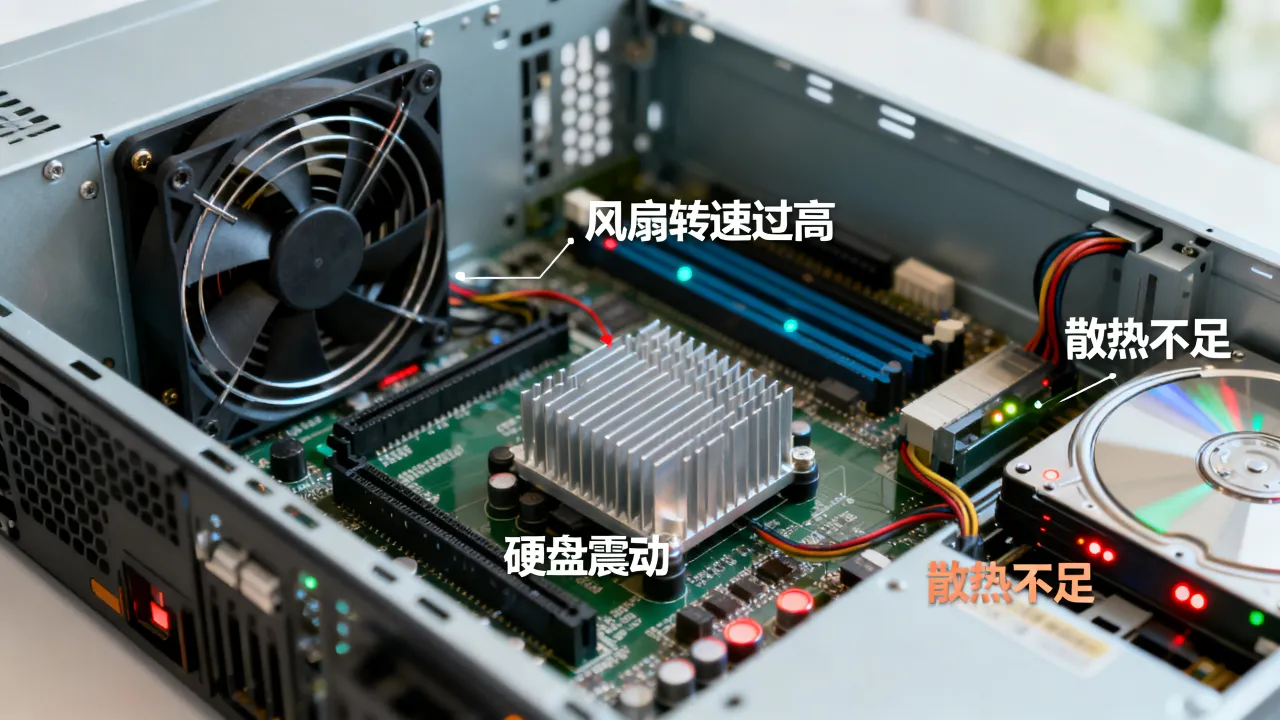 为什么服务器声音很大？服务器噪音大怎么解决