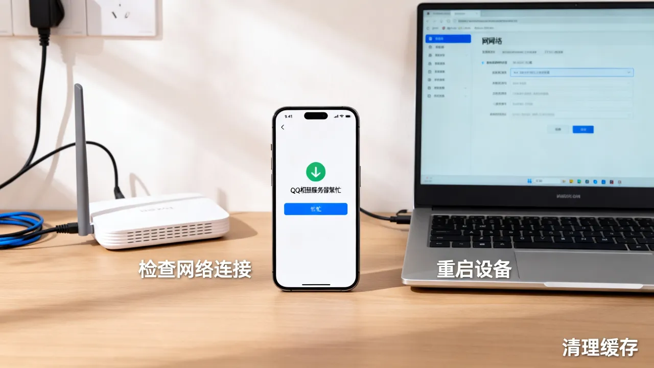 为什么qq相册显示服务器繁忙，qq相册服务器繁忙怎么解决