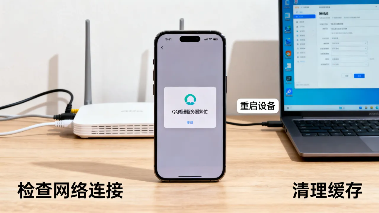 为什么qq相册显示服务器繁忙，qq相册服务器繁忙怎么解决