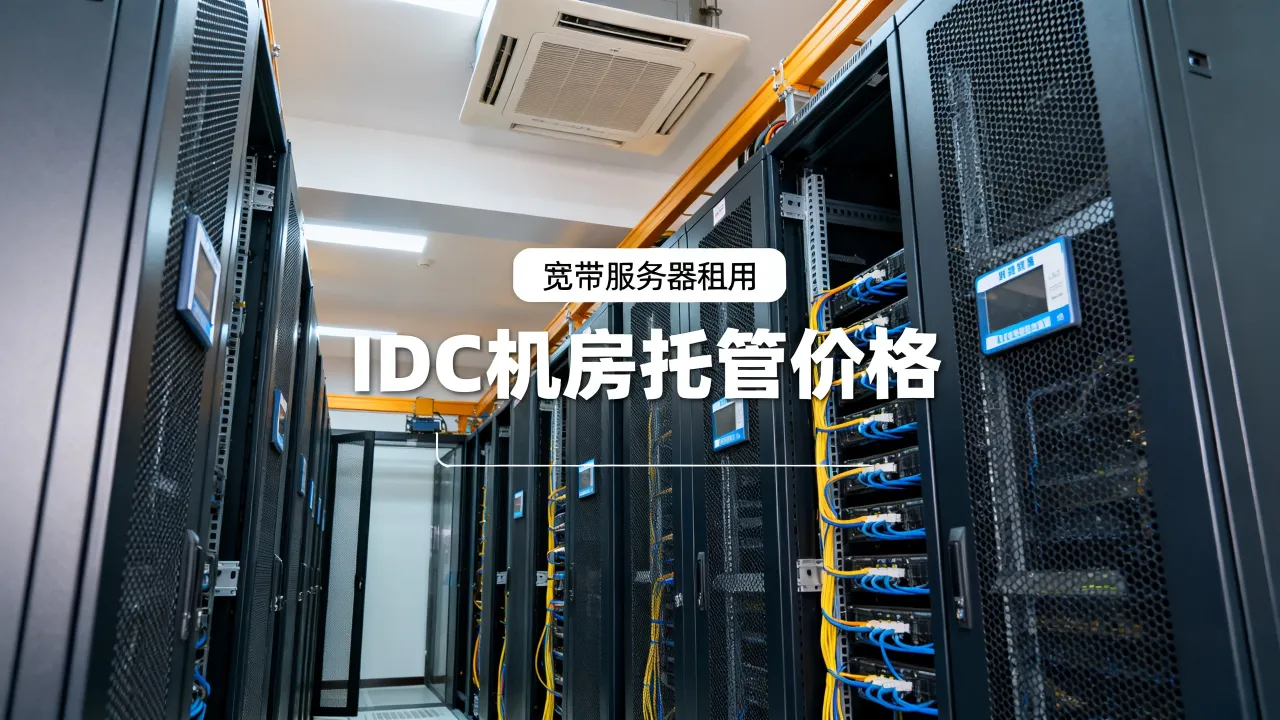 宽带服务器哪里租用的，IDC机房托管价格多少？