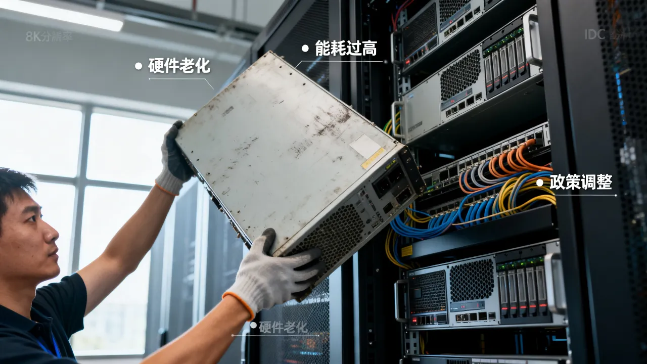 IDC为什么大量下架服务器，IDC服务器下架原因是什么