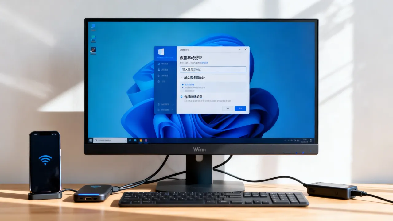 Win10移动宽带服务器地址是什么，如何设置才能稳定上网？