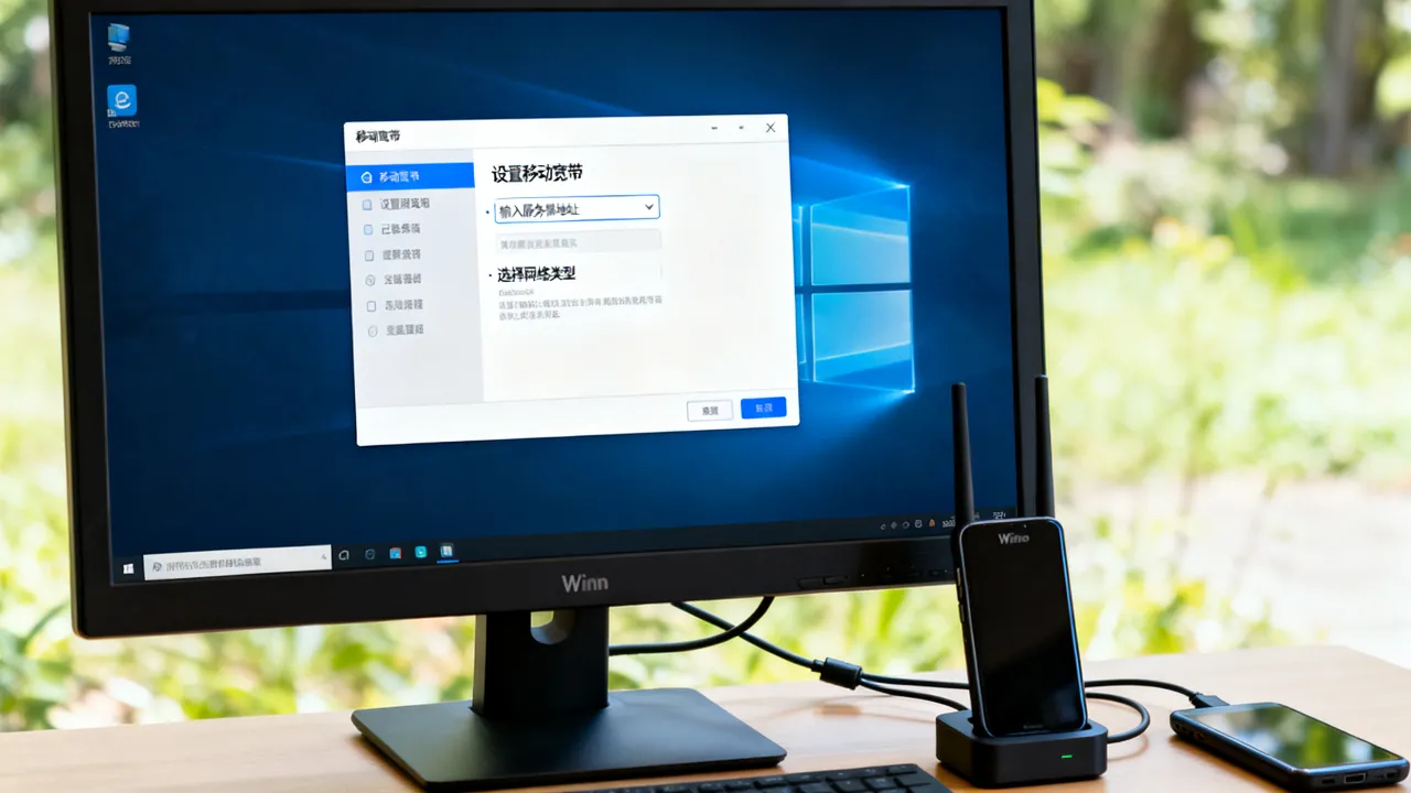 Win10移动宽带服务器地址是什么，如何设置才能稳定上网？