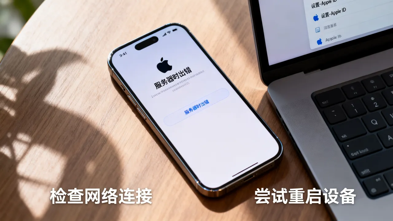 登陆苹果ID为什么显示服务器时出错，苹果ID服务器出错怎么办