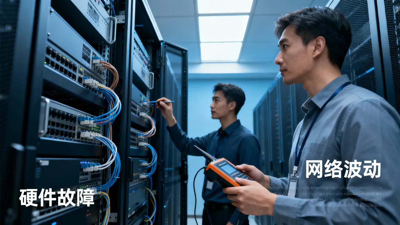 服务器为什么一直掉，服务器频繁掉线是什么原因