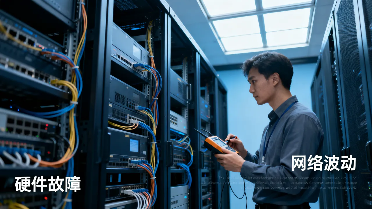 服务器为什么一直掉，服务器频繁掉线是什么原因