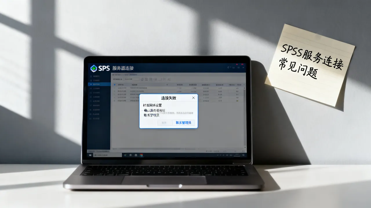 spss为什么有服务器链接，连不上服务器怎么办