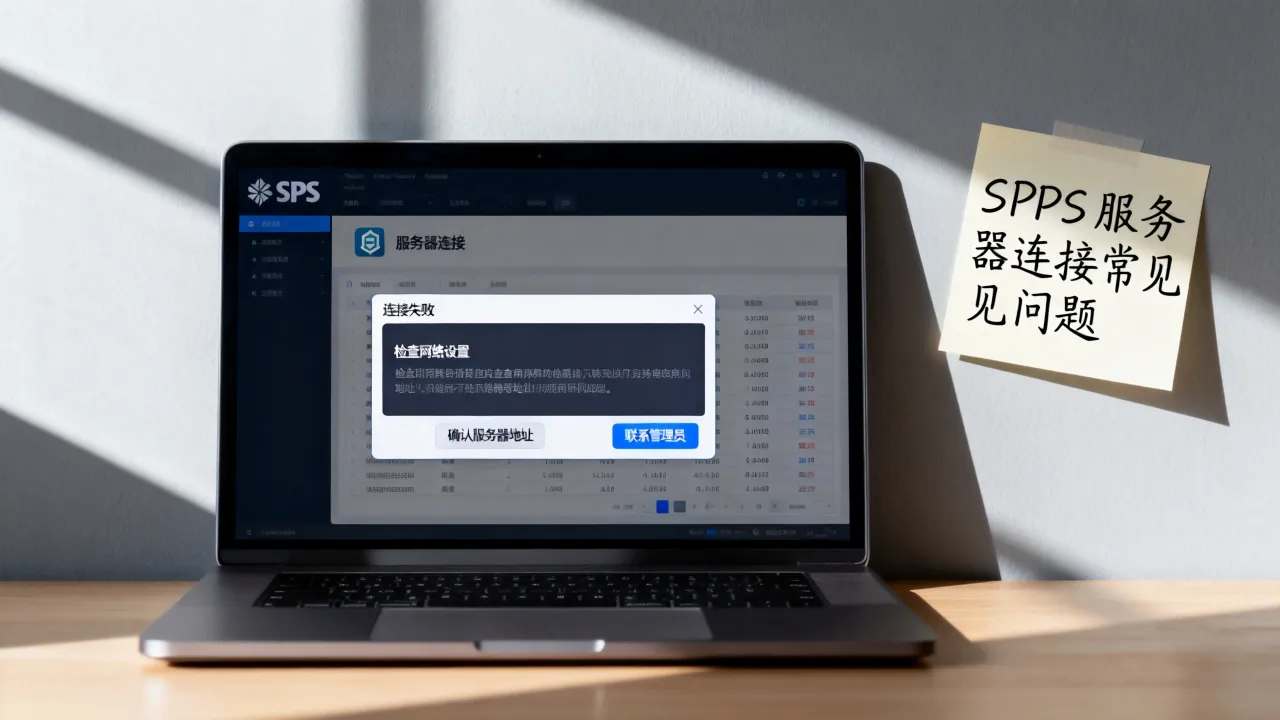 spss为什么有服务器链接，连不上服务器怎么办
