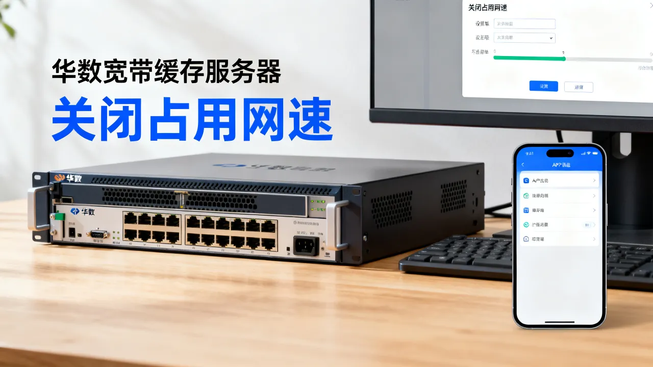 华数宽带缓存服务器是什么？怎么关闭占用网速
