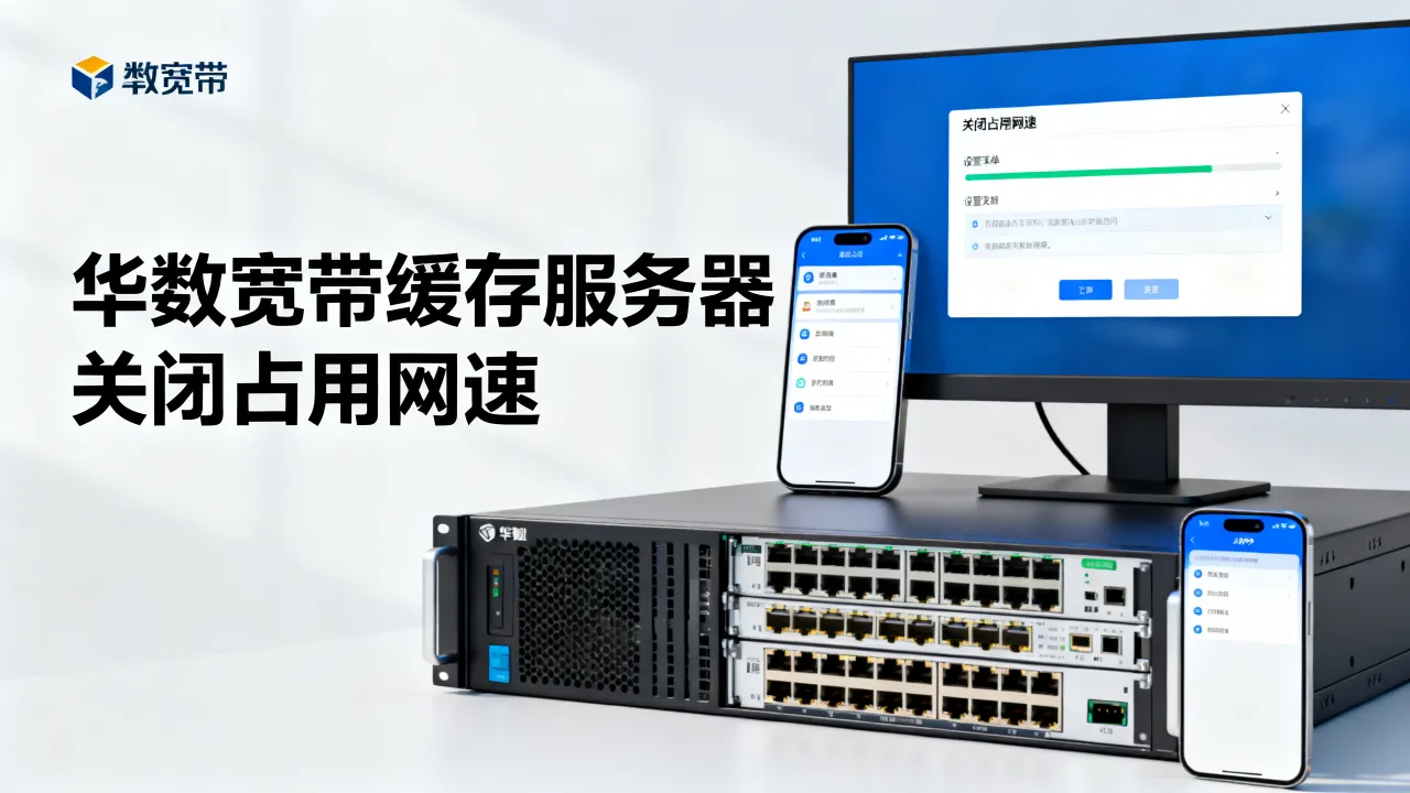 华数宽带缓存服务器是什么？怎么关闭占用网速