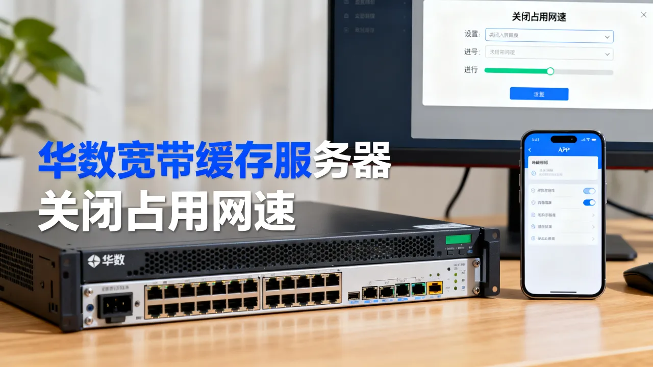 华数宽带缓存服务器是什么？怎么关闭占用网速
