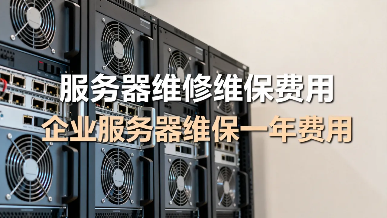 服务器维修维保多少钱，企业服务器维保一年费用大概多少？