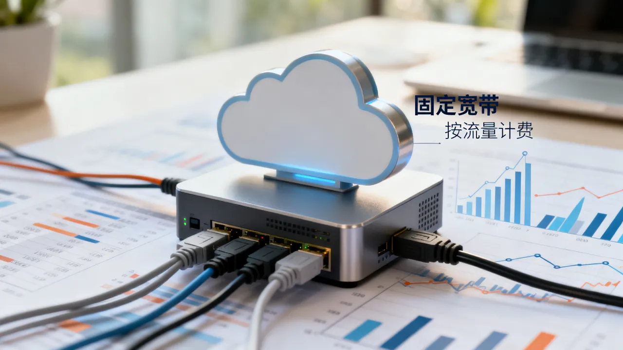 云服务器固定宽带怎么选？固定宽带和按流量计费哪个更划算？