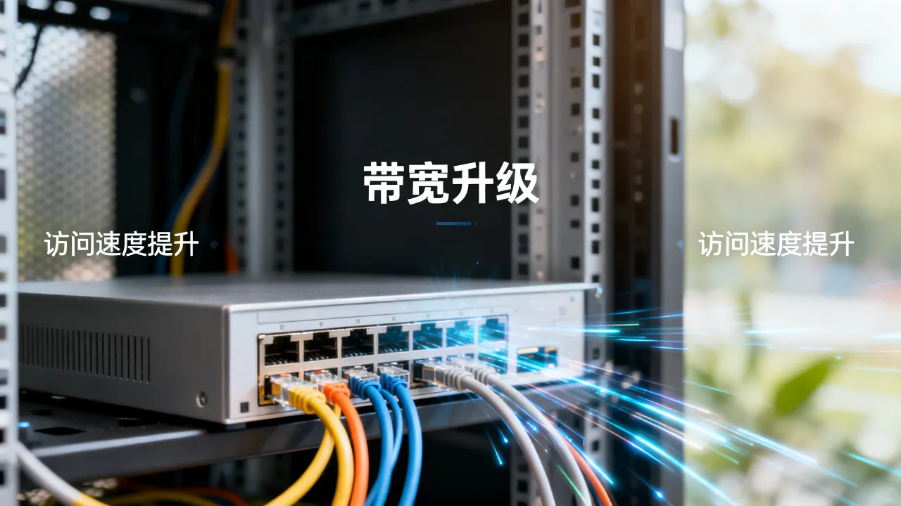 服务器升宽带有什么作用？怎么提升访问速度？