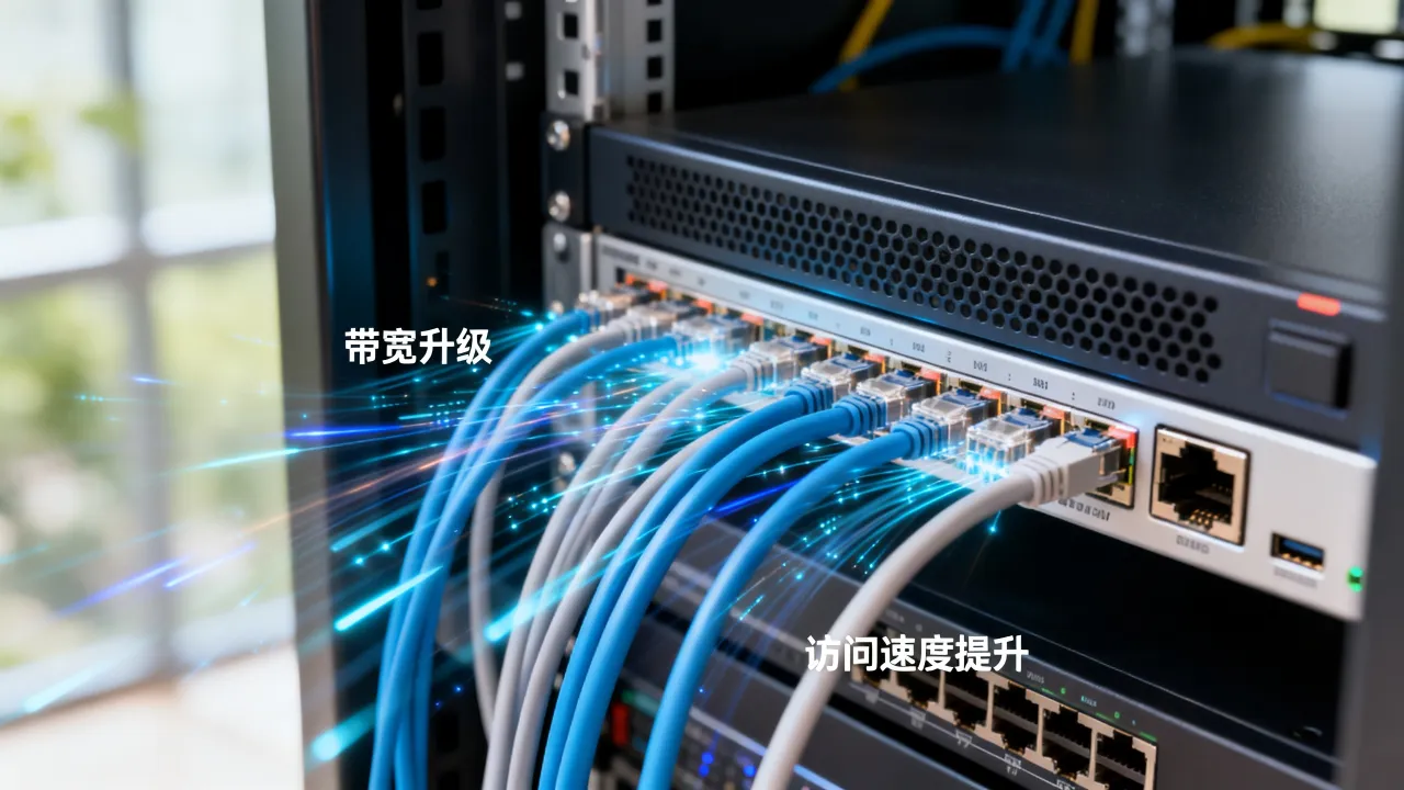 服务器升宽带有什么作用？怎么提升访问速度？