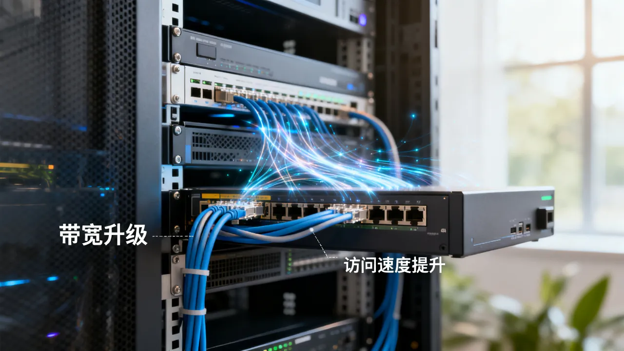 服务器升宽带有什么作用？怎么提升访问速度？