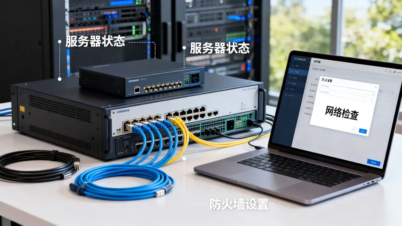 为什么服务器没连上，服务器连接失败原因排查方法有哪些？