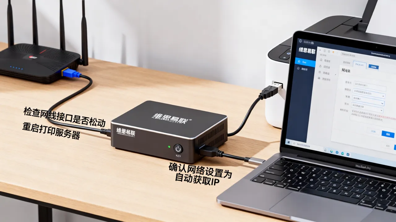 维思易联打印服务器怎么用?连接不上解决方法 维思易联打印服务器怎么用?连接不上解决方法