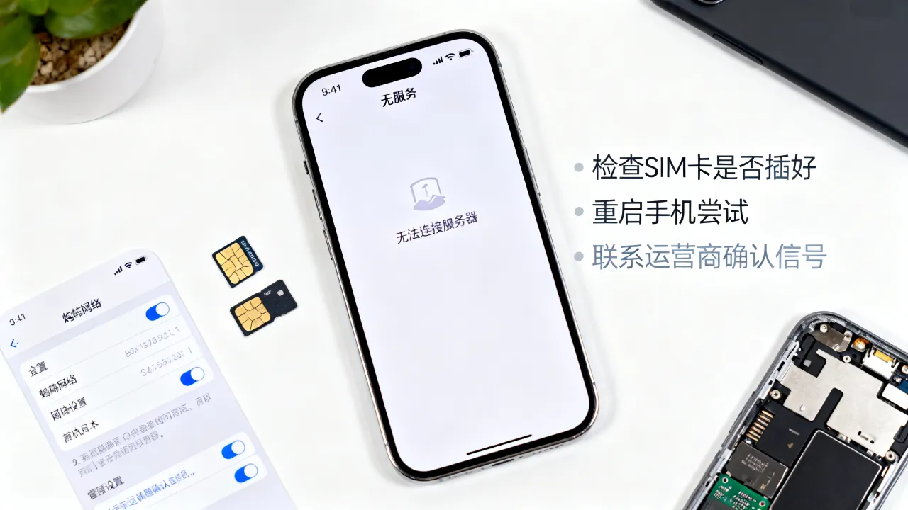 苹果手机连接不了4G网络咋办，iPhone无法连接服务器咋解决