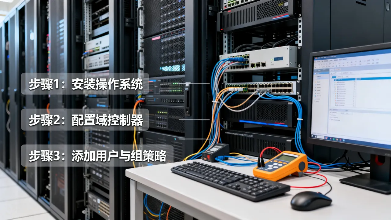 运维搭建域服务器怎么做？域服务器如何搭建步骤与配置