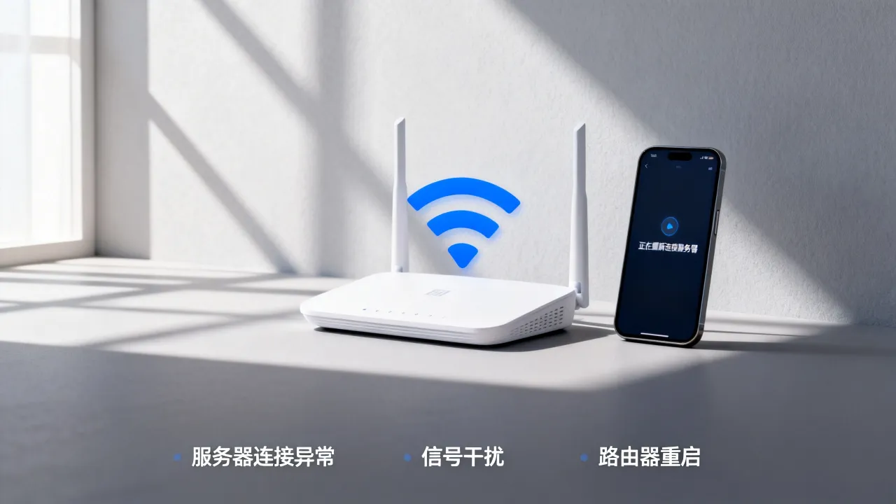 为什么wifi要重新连接服务器，是什么原因