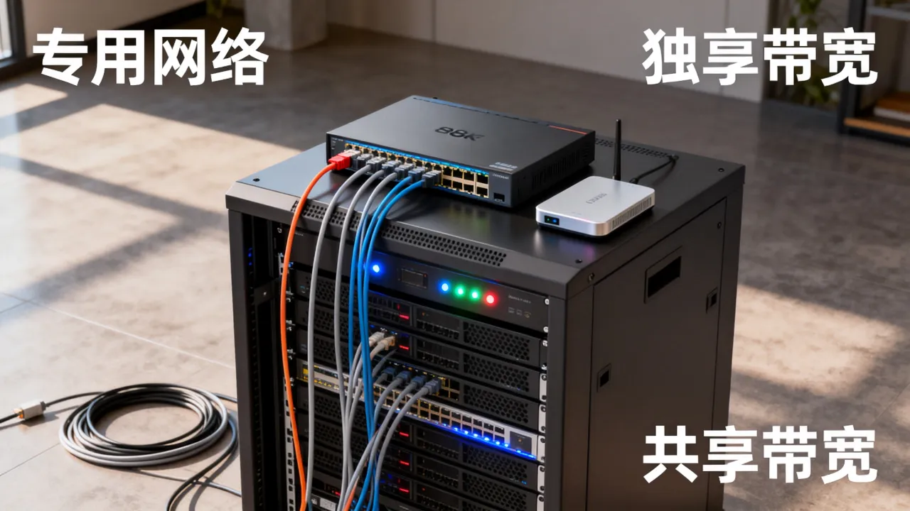服务器为什么专用网络，服务器带宽独享和共享有什么区别