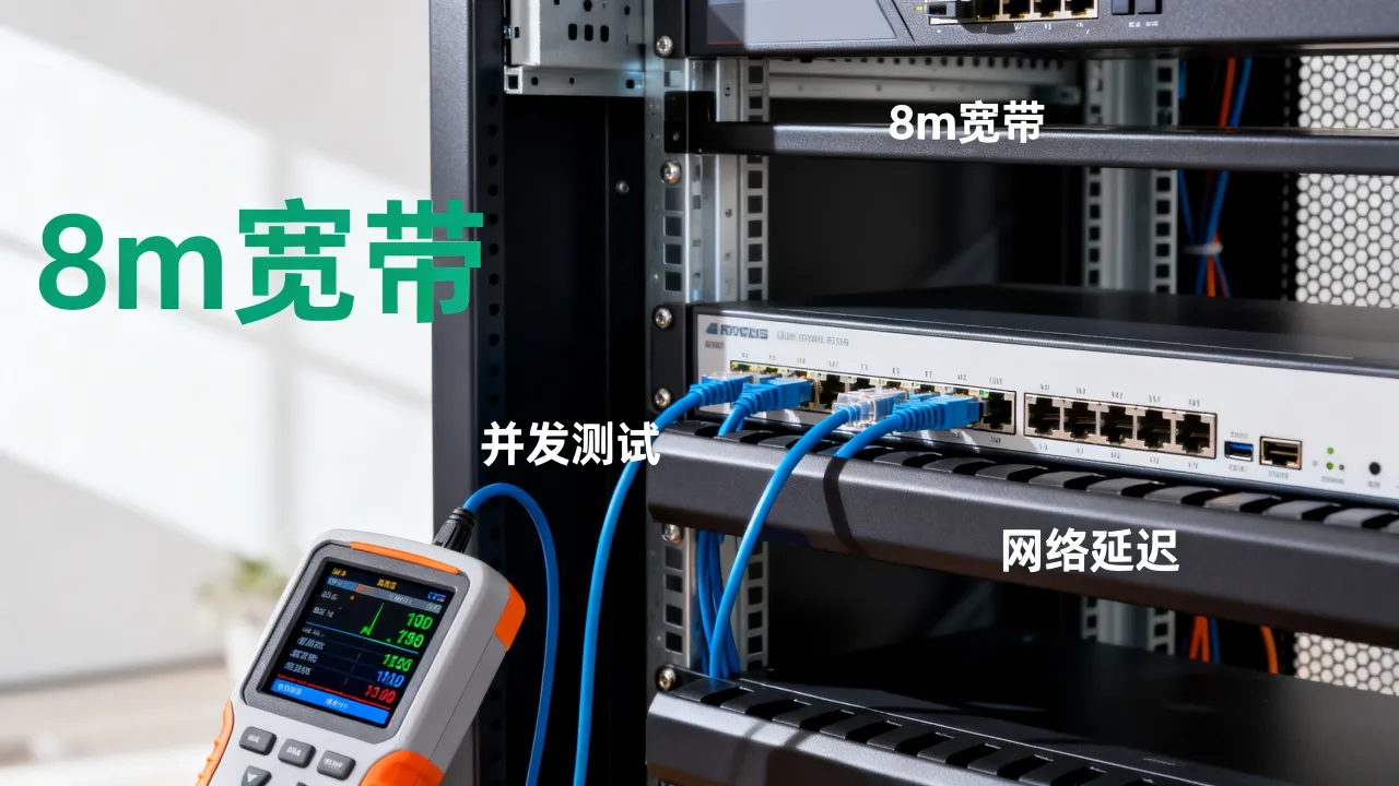 8m宽带服务器够用吗，网站并发多少人会卡？