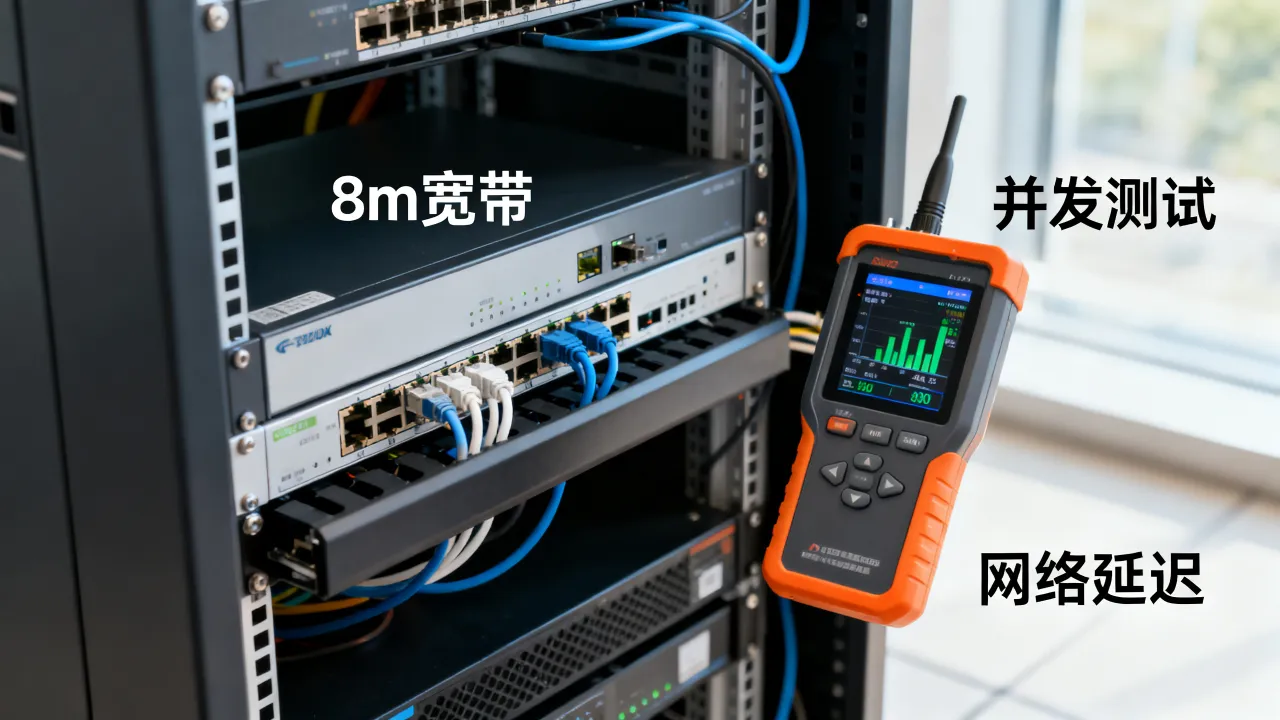 8m宽带服务器够用吗，网站并发多少人会卡？