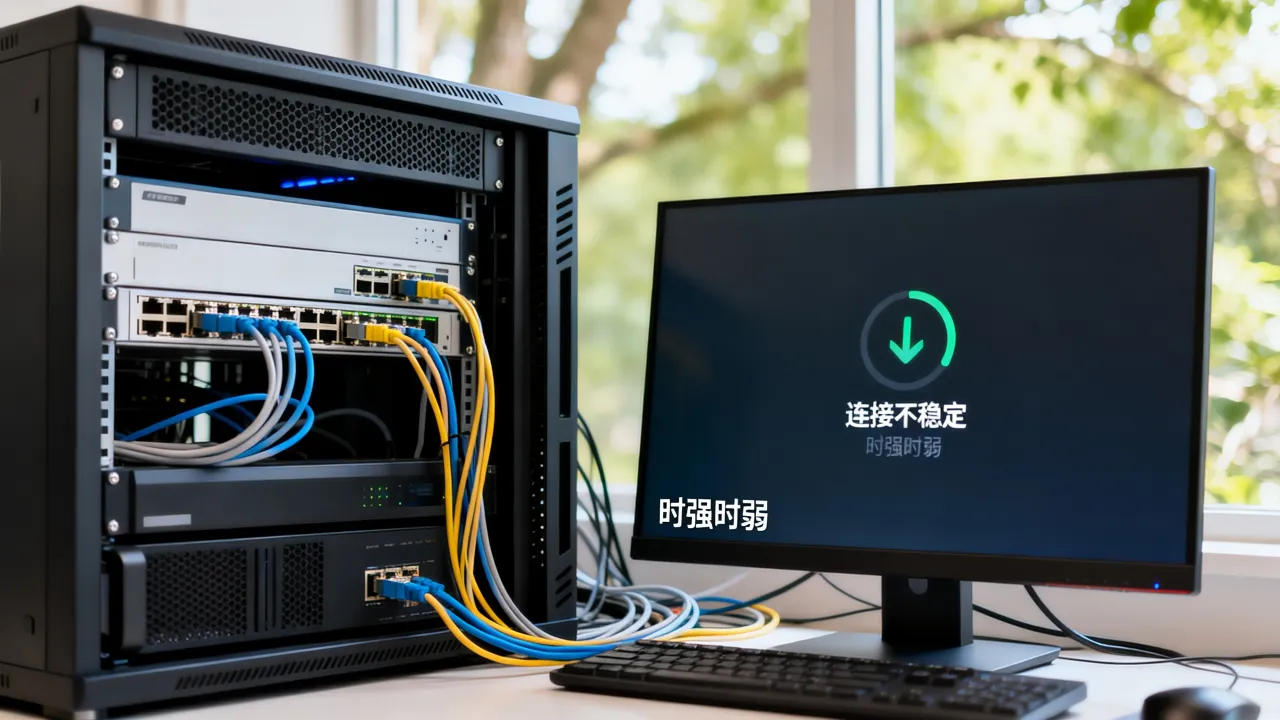 服务器远程为什么变,连接不稳定时强时弱怎么办 服务器远程为什么变,连接不稳定时强时弱怎么办