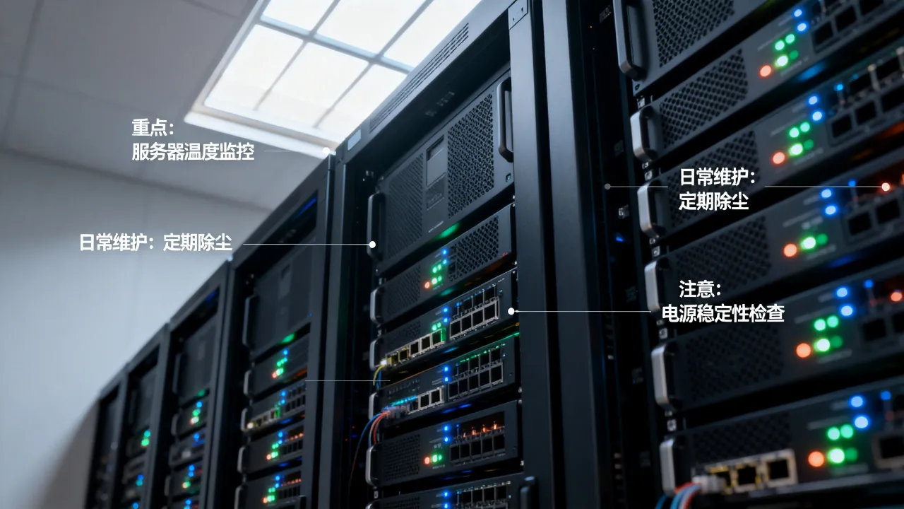 机房运维服务器讲解有哪些重点，日常如何维护？