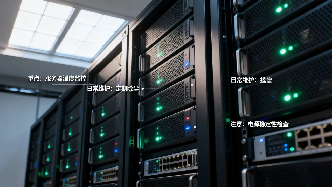 机房运维服务器讲解有哪些重点，日常如何维护？